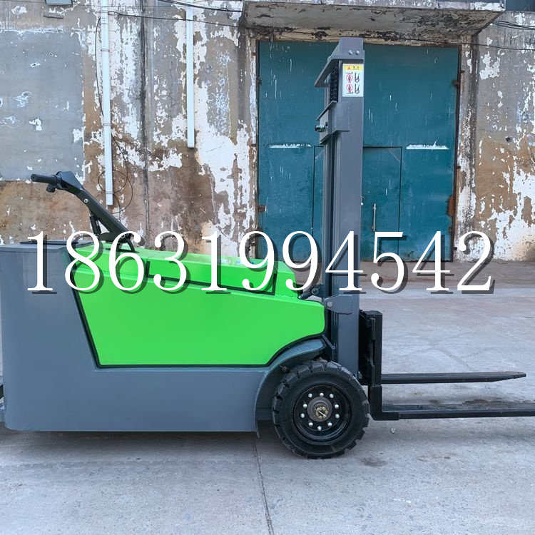 精河县小型电动叉车1吨2吨步行站驾式电瓶堆高充电装卸车液压升降车铲车
